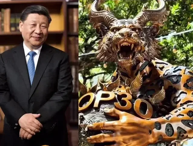 China presenteia Brasil com escultura Dragão de bronze na COP30