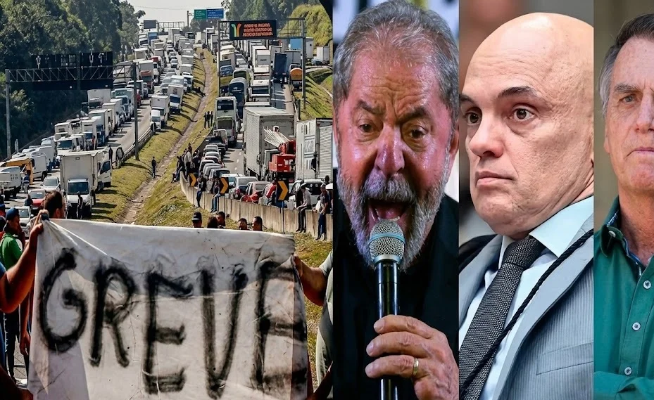 Caminhoneiros apoiam greve que pode parar o país