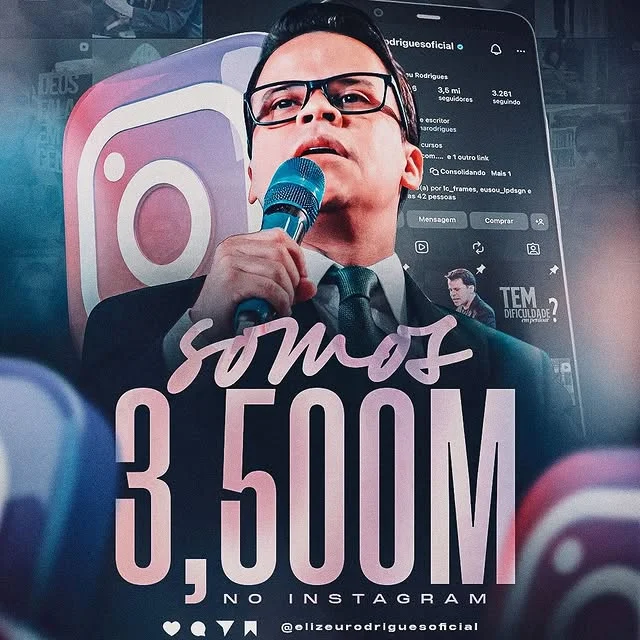 Elizeu Rodrigues destaca nomes da música gospel em postagem