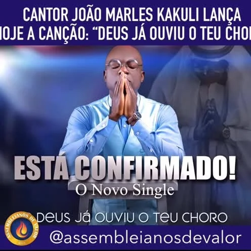 João Marles Chilga Kakuli lança música gospel 'Deus Já Ouviu Teu Choro'