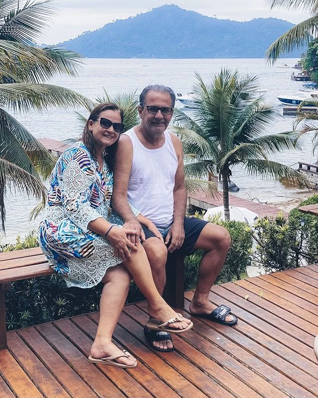 Pastor Silas Malafaia com a Esposa Elizete Malafaia durante férias. (Foto: Instagram)